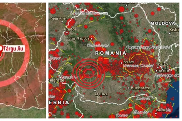 Noi cutremure în Gorj, sâmbătă, 7 Septembrie 2024