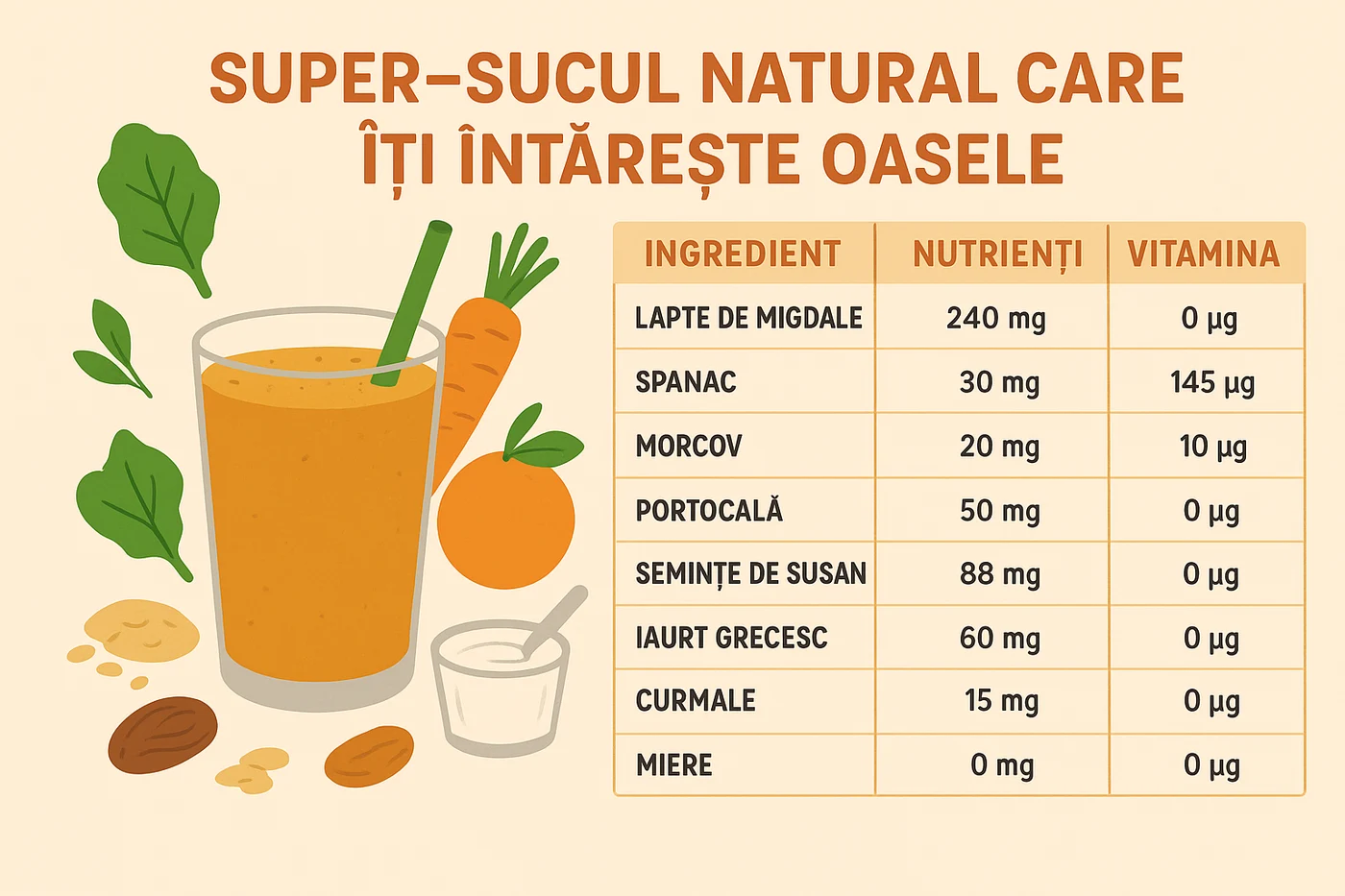 Sucul pentru oase ajută și la întărirea imunității