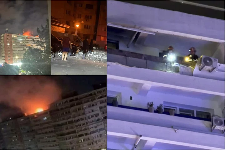 Cine sunt victimele din explozia dronei rusești care a căzut pe blocul din Galați. O mamă și copilul ei au ajuns de urgență la spital VIDEO