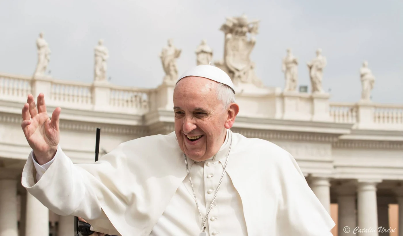 Papa Francisc. Sursa foto: Cătălin Urdoi