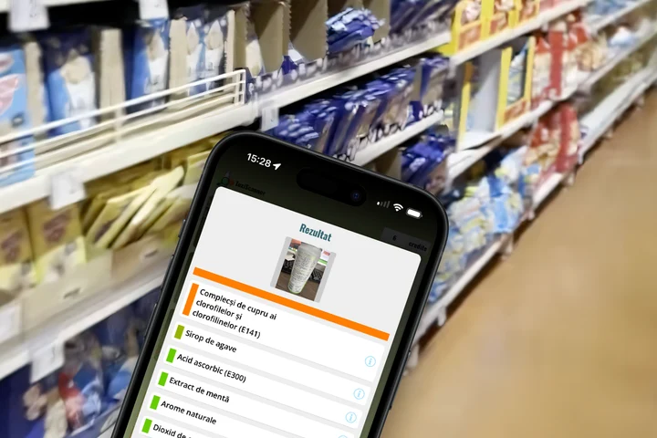 Românii sunt din ce în ce mai atenți la sănătatea lor. Tot mai mulți români aleg să scaneze și să afle ce conțin produsele pe care le cumpără.