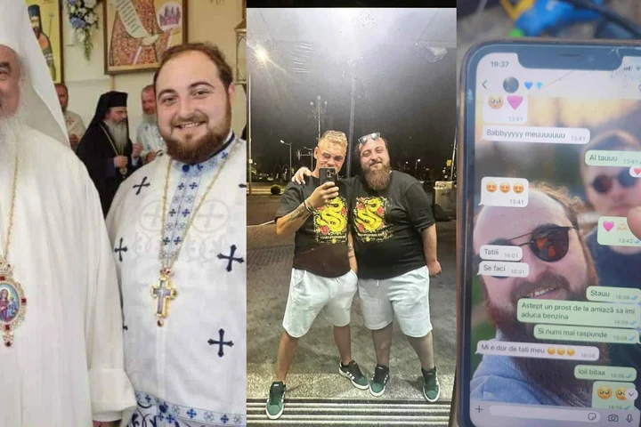 Homosexualitatea și desfrâul din Biserica Română. Schimb de mesaje halucinant între un preot protosinghel și un tânăr + filmări în care bea vodcă și dansează pe manele. Dans din buric și în lăcașul sfânt: „Așa, iubirea mea” VIDEO