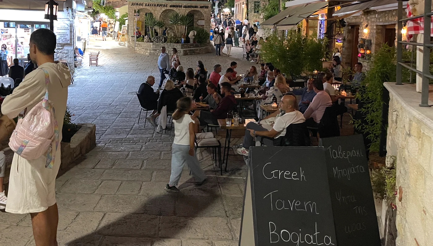 Taverne și restaurante în Grecia