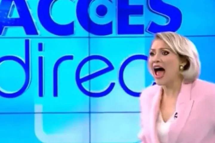 Momentul terifiant în care Mirela Vaida a fost atacată în direct cu un bolovan. Video