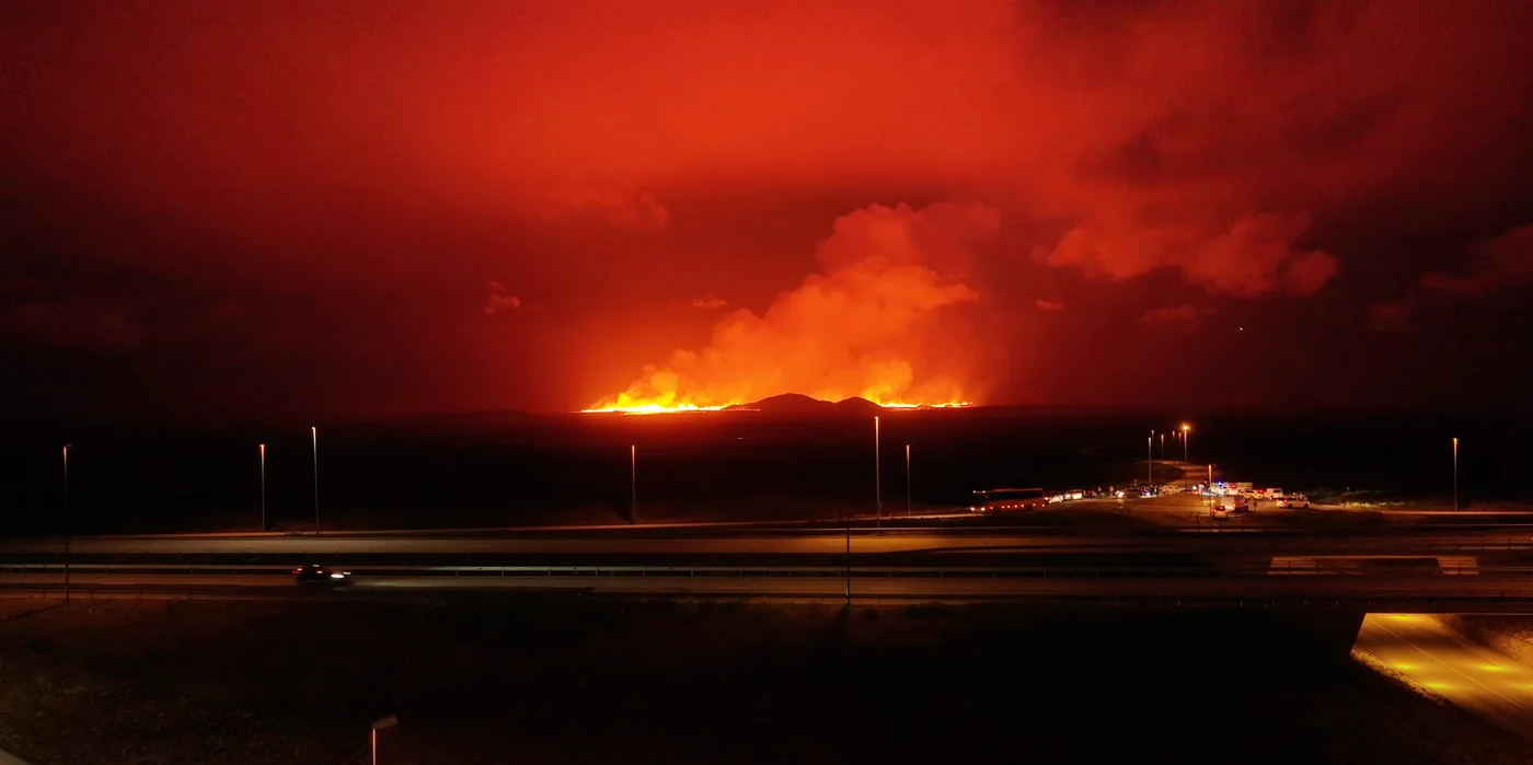 Erupție vulcanică în Islanda - 22 august 2024