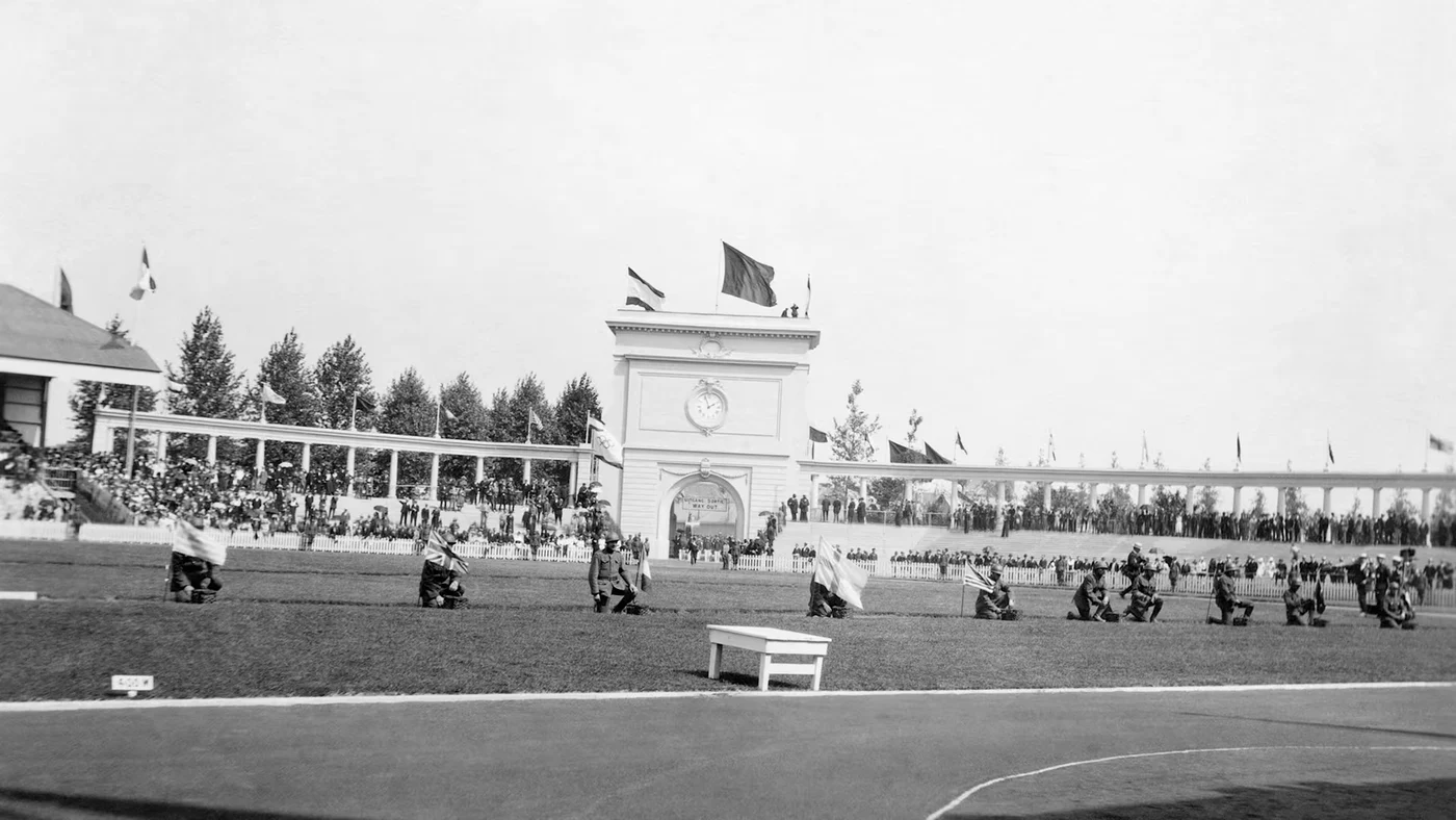 Antwerp 1920, lansare porumbei. sursă foto: olympics.com