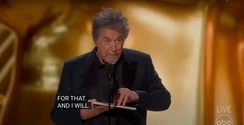 Al Pacino se apără după ce a dat-o în bară la Oscar: „Este jignitor și dureros”