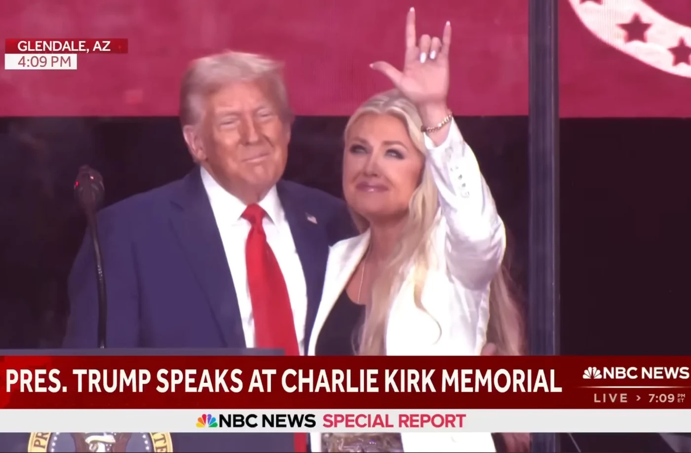 Donald Trump, alături de Erika Kik