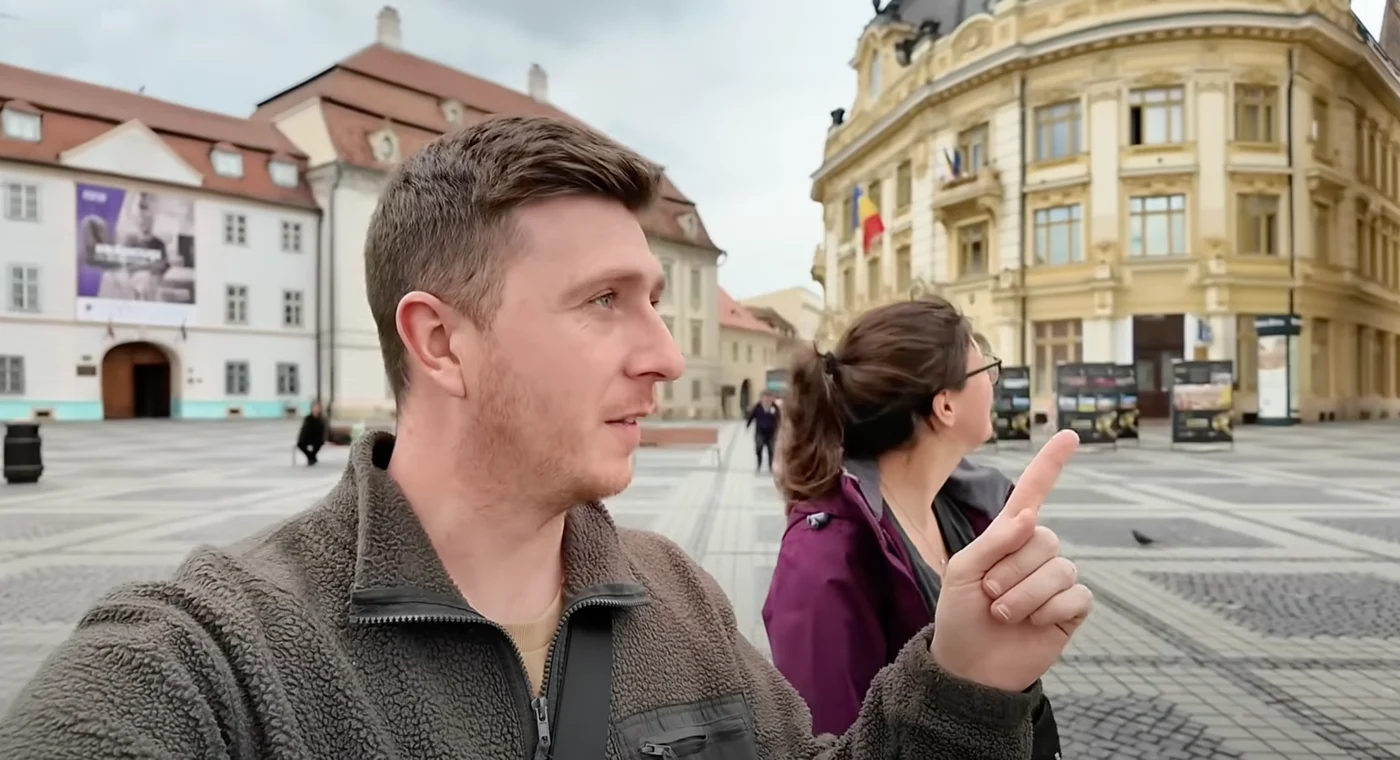 Sarah și Callum în Sibiu, România