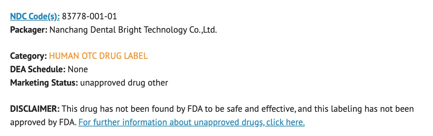 Captură ecran status FDA V34