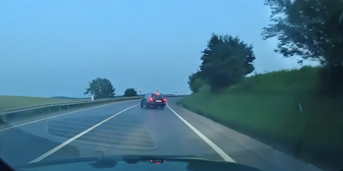 Captură ecran din video - la un pas de tragedie