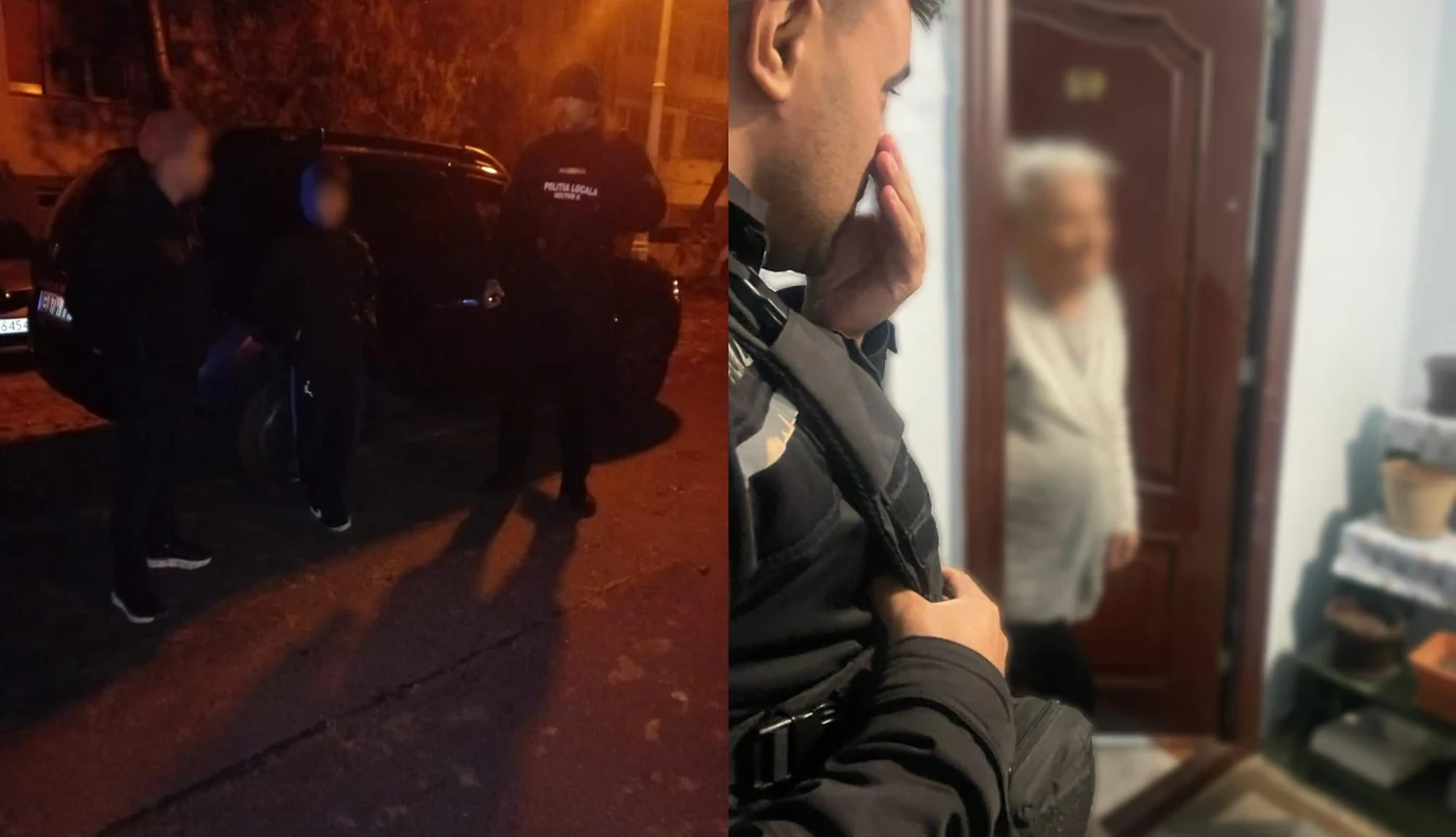 Copilul a fost salvat de polițiști