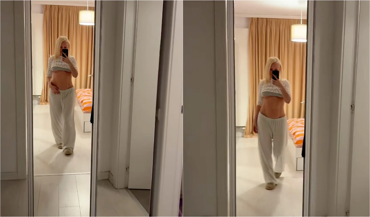 Alexandra Stan are abdomenul în sarcină ca și Adriana Lima