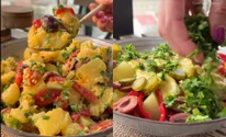 Rețetă simplă de salată orientală de post. Colorată, plină de savoare și ușor de făcut VIDEO