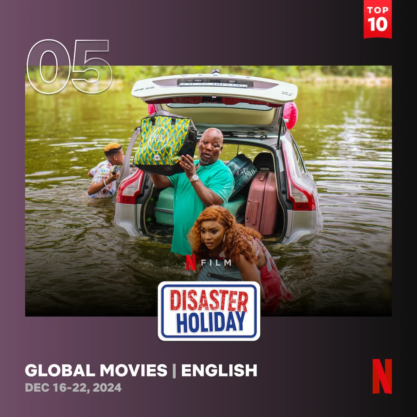 Disaster Holiday, numărul 5 pe Netflix