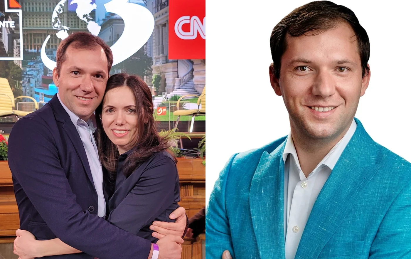 Bogdan Grădinaru, alături de Mirabela Grădinaru