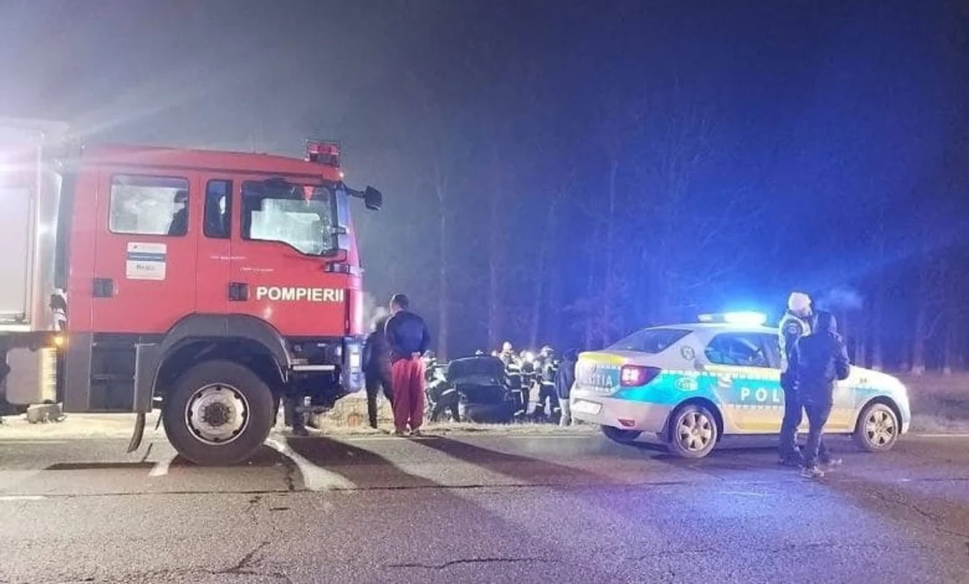 În urma accidentului, tânărul de 26 de ani a murit. FOTO: GORJ TV