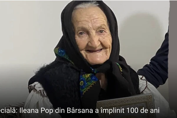 Mătușa Ileana Pop din Bârsana a împlinit 100 de ani. Meniu autentic de țăran român, în ziua aniversării: „Ou crud de la găini și o cană de lapte cu pită”