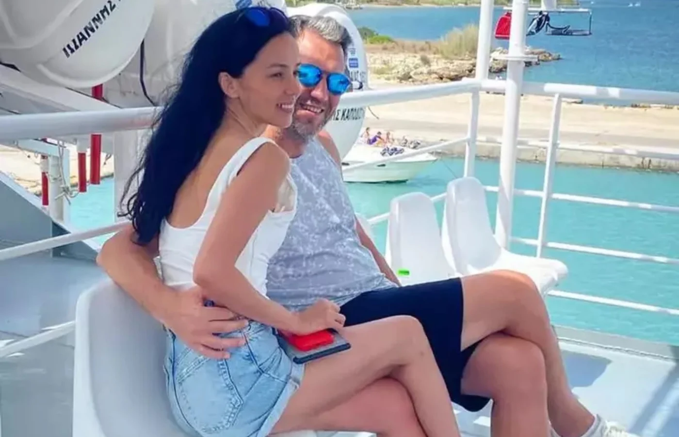 Olivia Steer și Andi Moisescu, într-o vacanță de familie