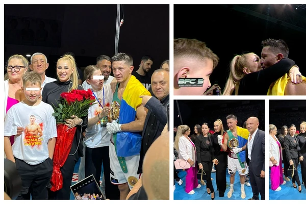 Video/Foto Ronald Gavril, condus în ringul de box de Laurențiu Reghecampf Jr. / Anamaria Prodan și iubitul ei, sărut pasional după victorie: „Ana, ești minunată. Îți dedic întreaga victorie”
