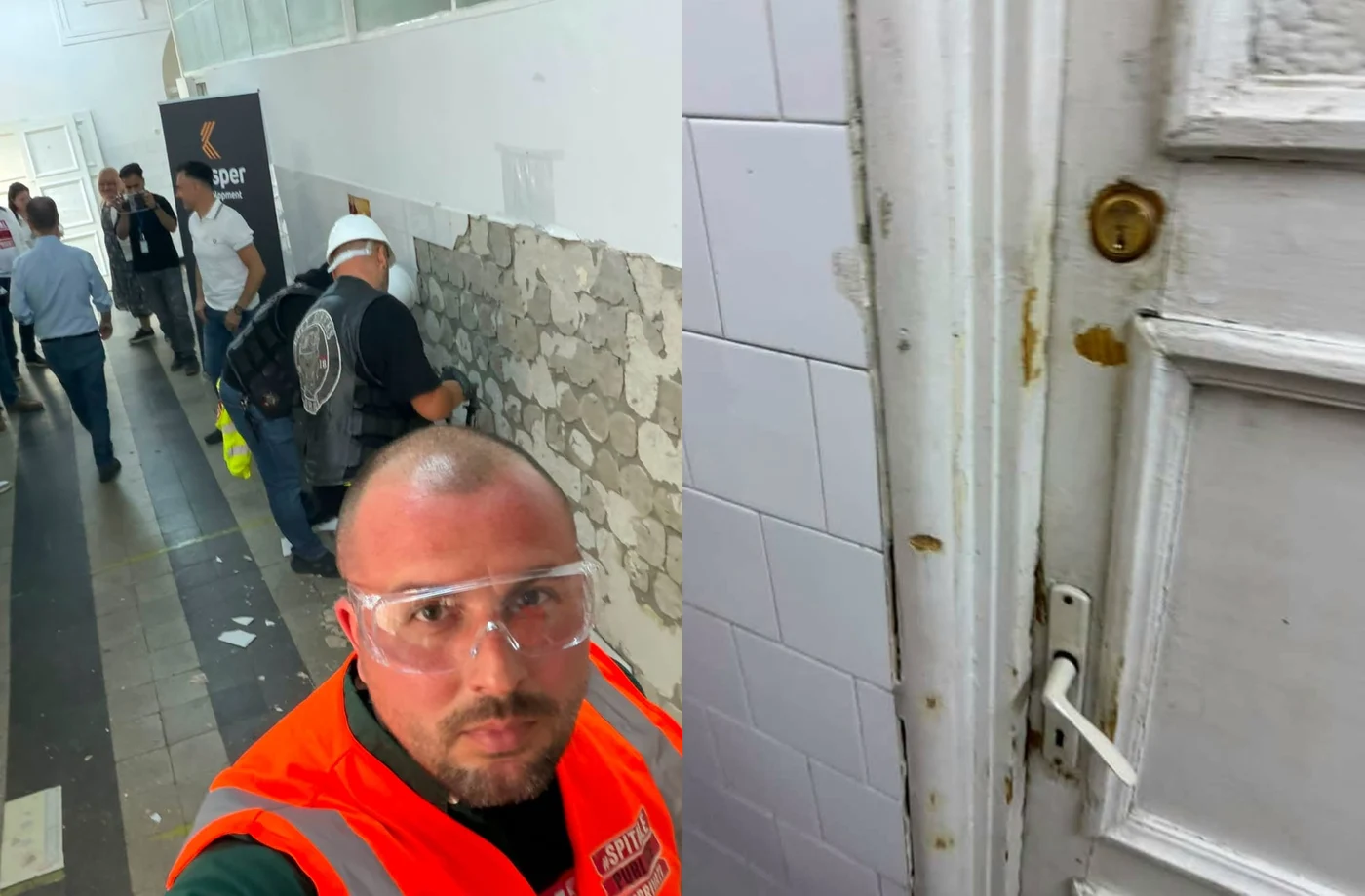 Imagini cu Staționarul Tractorul al Spitalului Clinic Județean de Urgență Brașov. Dani Cek a publicat și el câteva fotografii care arată realitatea din itnerior