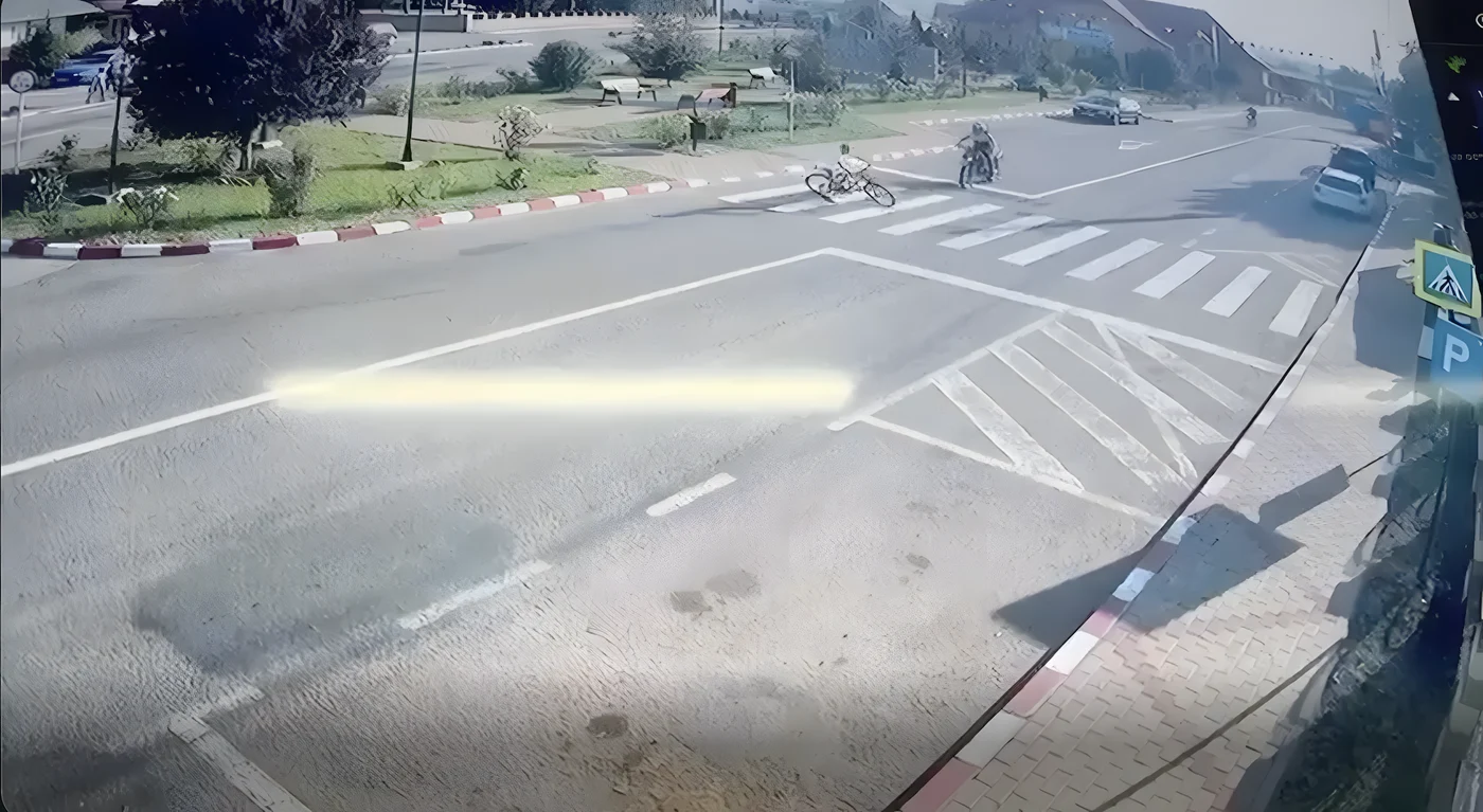 Captură video accident Suceava