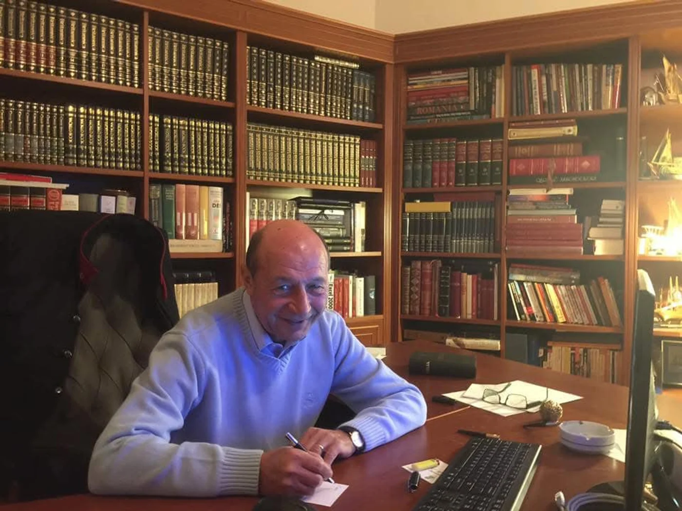 Traian Băsescu, fostul președinte al României. Foto: Facebook