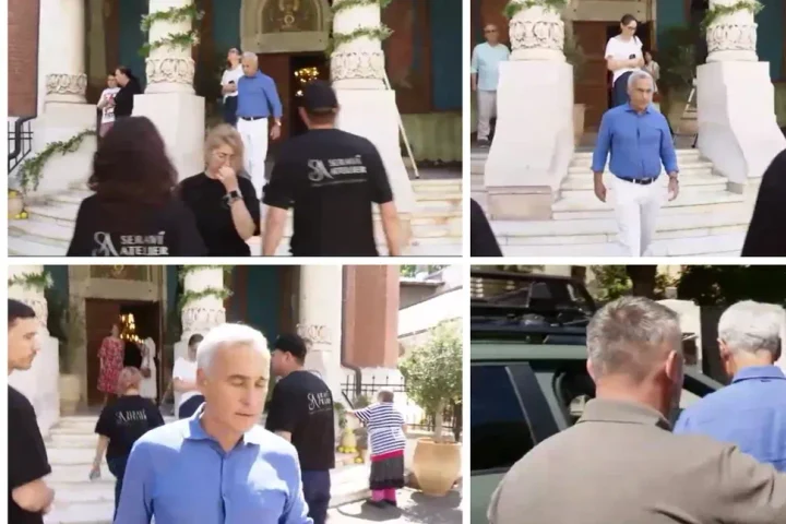 Cum a apărut Călin Georgescu la biserica unde fiica lui Hagi s-a căsătorit