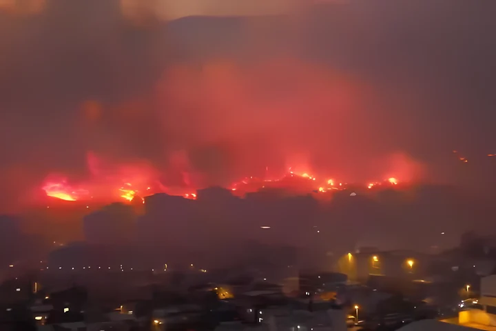 Izmir, al treilea cel mai mare oraș din Turcia, afectat grav de un incendiu de pădure extins