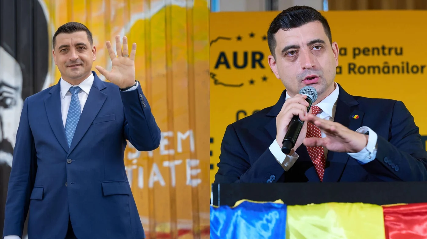 George Simion, președintele partidului AUR