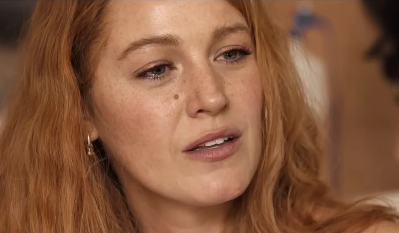 Blake Lively, foto captură video din „It Ends With Us”