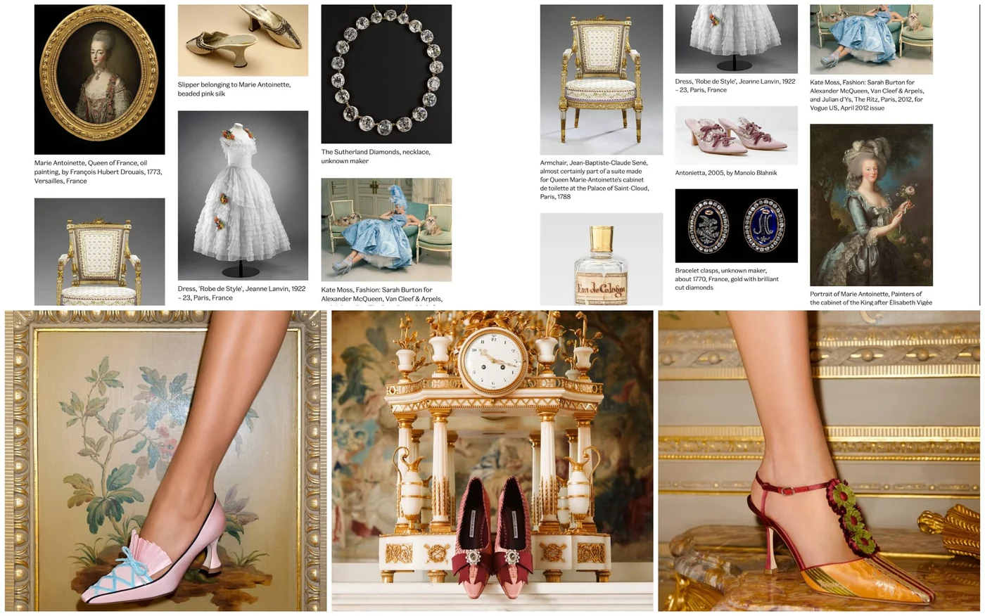 Foto: Muzeul Victoria &amp; Albert (V&amp;A) din Londra / Manolo Blahnik - Instagram