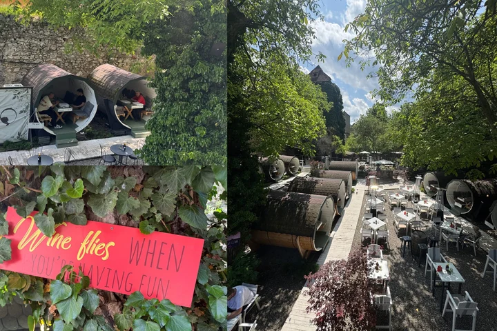Unde să bei cel mai bun vin românesc în Brașov. JUNO Wine Garden, locul secret de După Ziduri din inima Brașovului