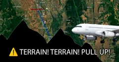 Un avion cu 96 de pasageri, aproape de impact cu solul la Bacău, după o abatere de la traiectorie și ignorarea avertismentelor ATC de către piloți — Raport preliminar