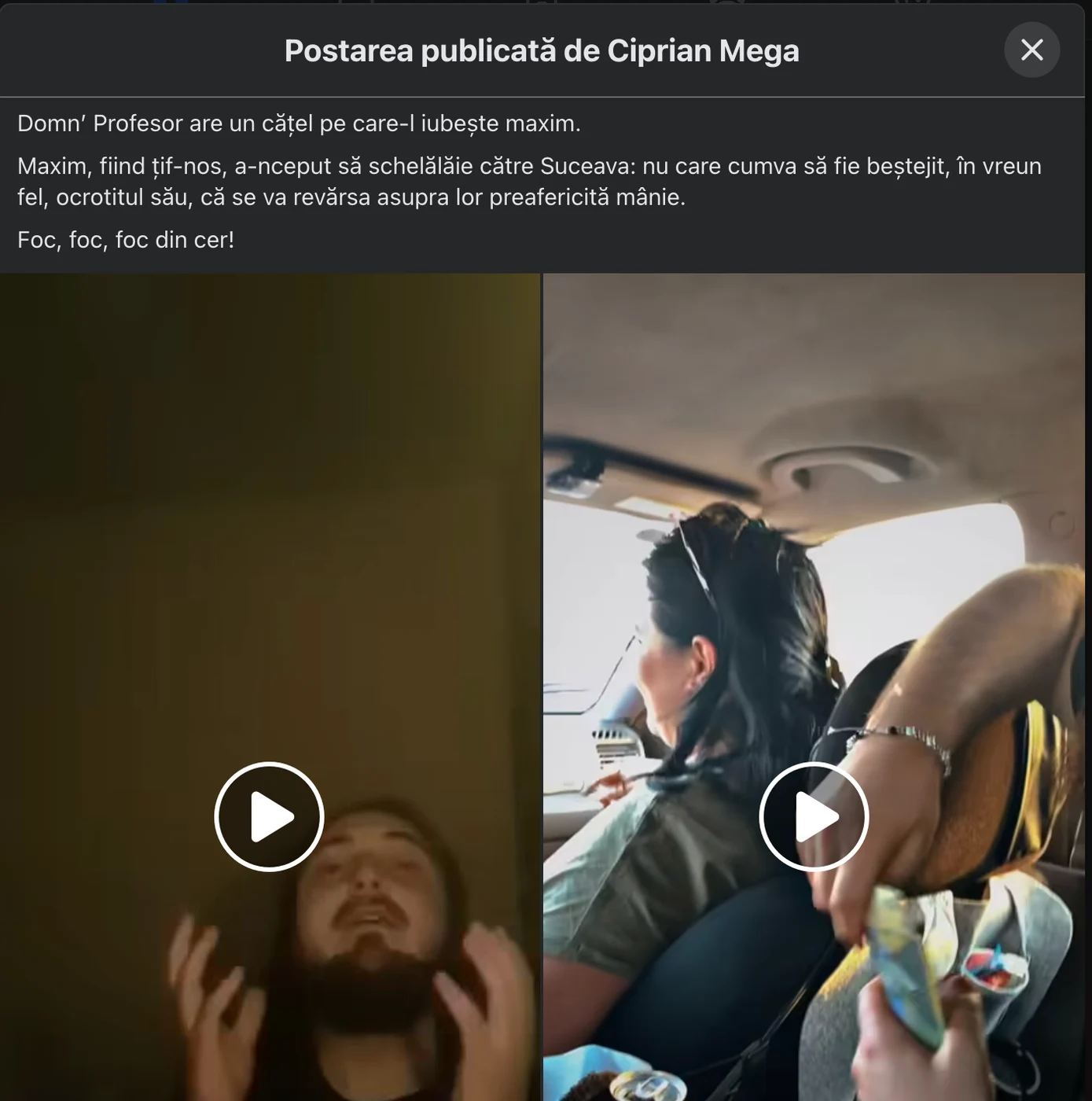 Click pe imagine pentru a vizualiza clipurile video. Foto/Video: Ciprian Mega