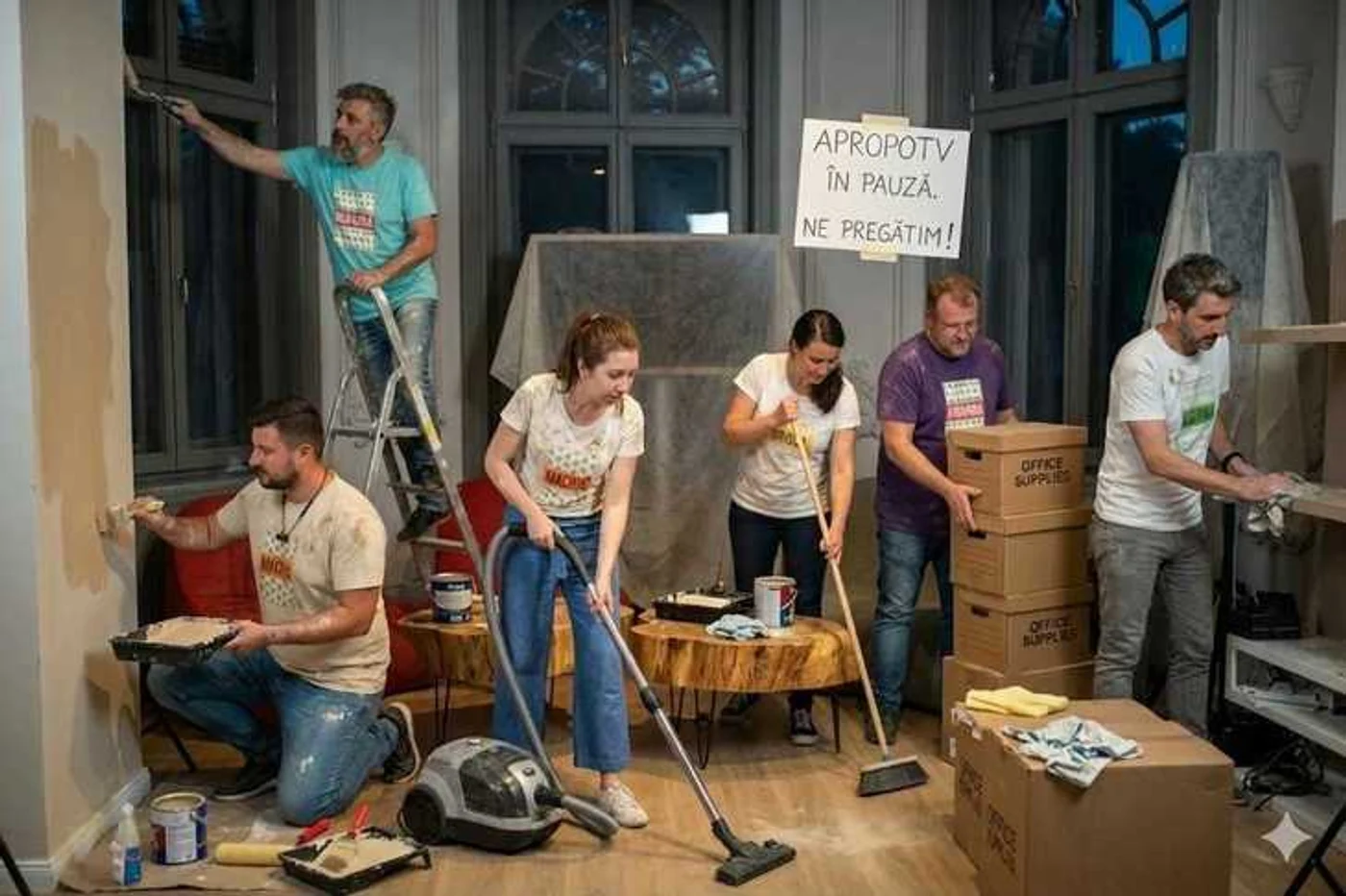 Andi Moisescu și echipa „Apropo TV”