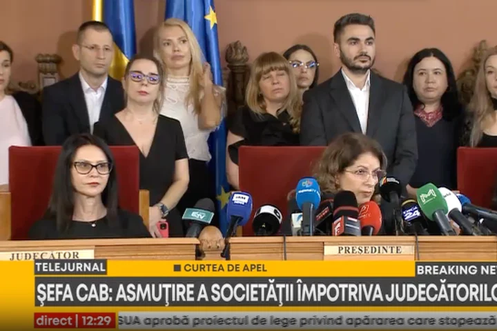Șefa Curții de Apel București, ieșire controversată la conferință de presă. Acuză Recorder de jocuri politice