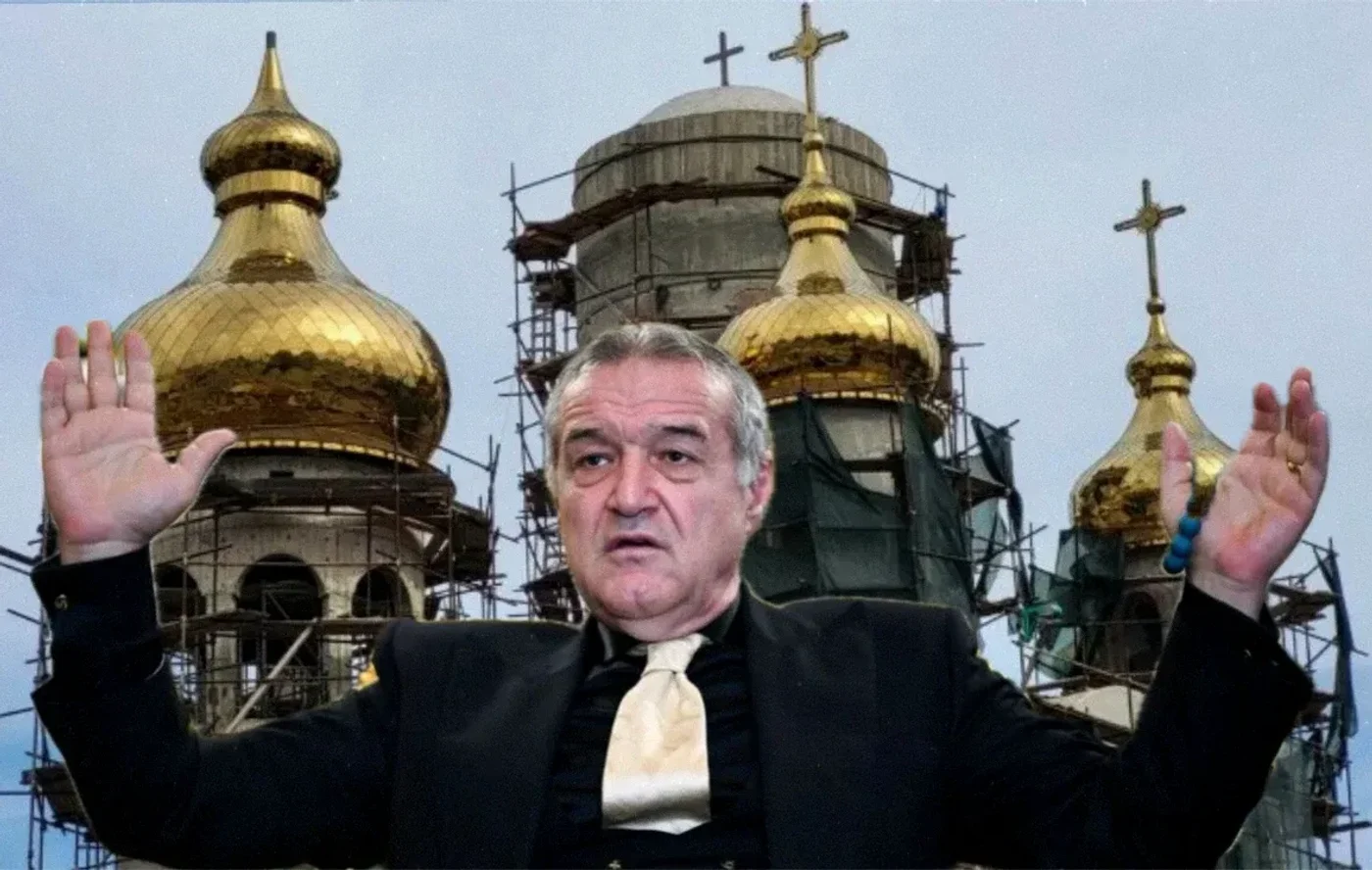 Gigi Becali a investit peste 20 de milioane de euro pentru construirea bisericii din Pipera. Foto: Adevărul
