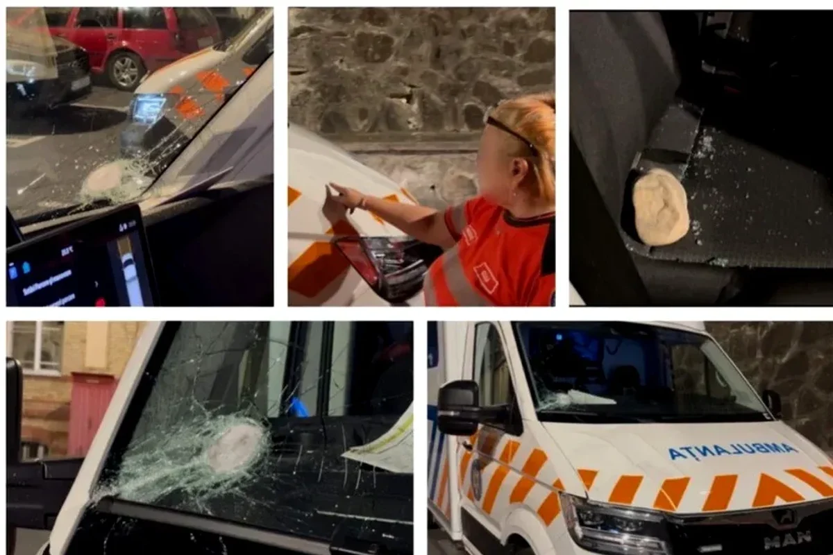 VIDEO Cine sunt tinerii din Cluj care au atacat cu pietre și topoare o ambulanță. Ce este zvonul „ambulanței negre” de pe TikTok