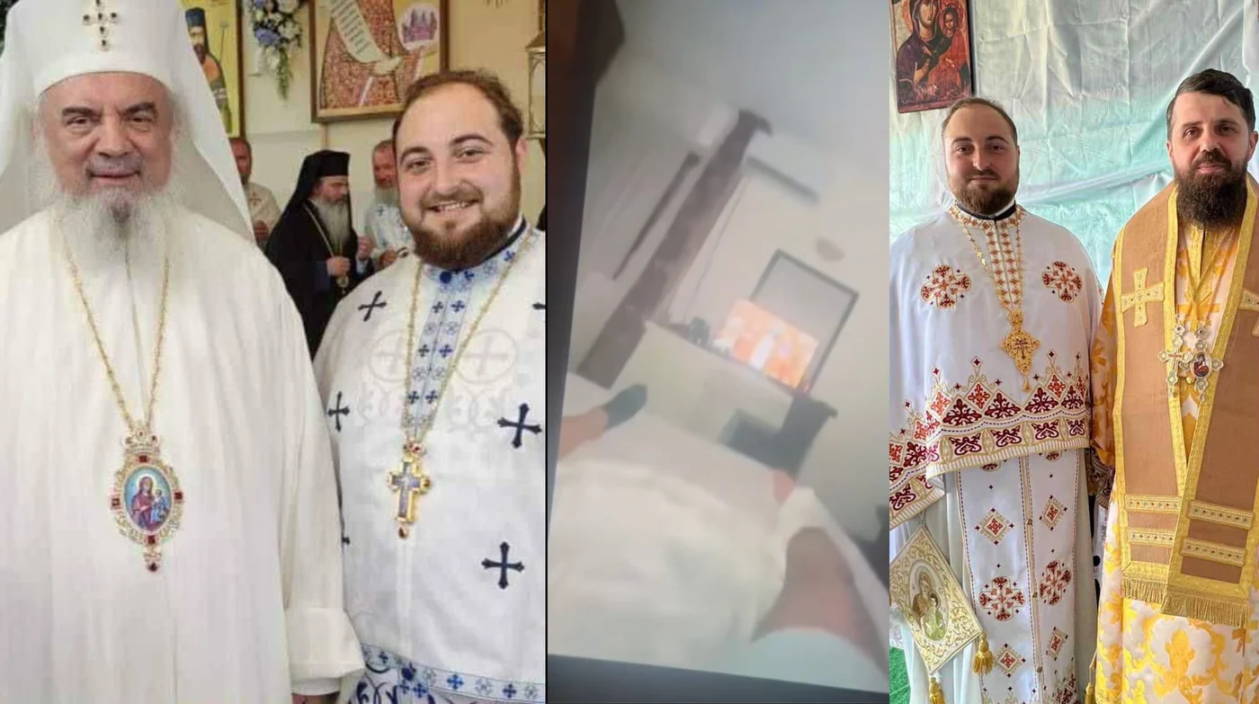 Protosinghelul Acozmi Emil Gabriel s-a fotografiat alături de cele mai cunoscute fețe bisericești, atunci când a avut ocazia. În fotografia de mai sus în vedem alături de Patriarhul Daniel (stânga) și împreună cu episcopul Benedict al Sălajului (dreapta)