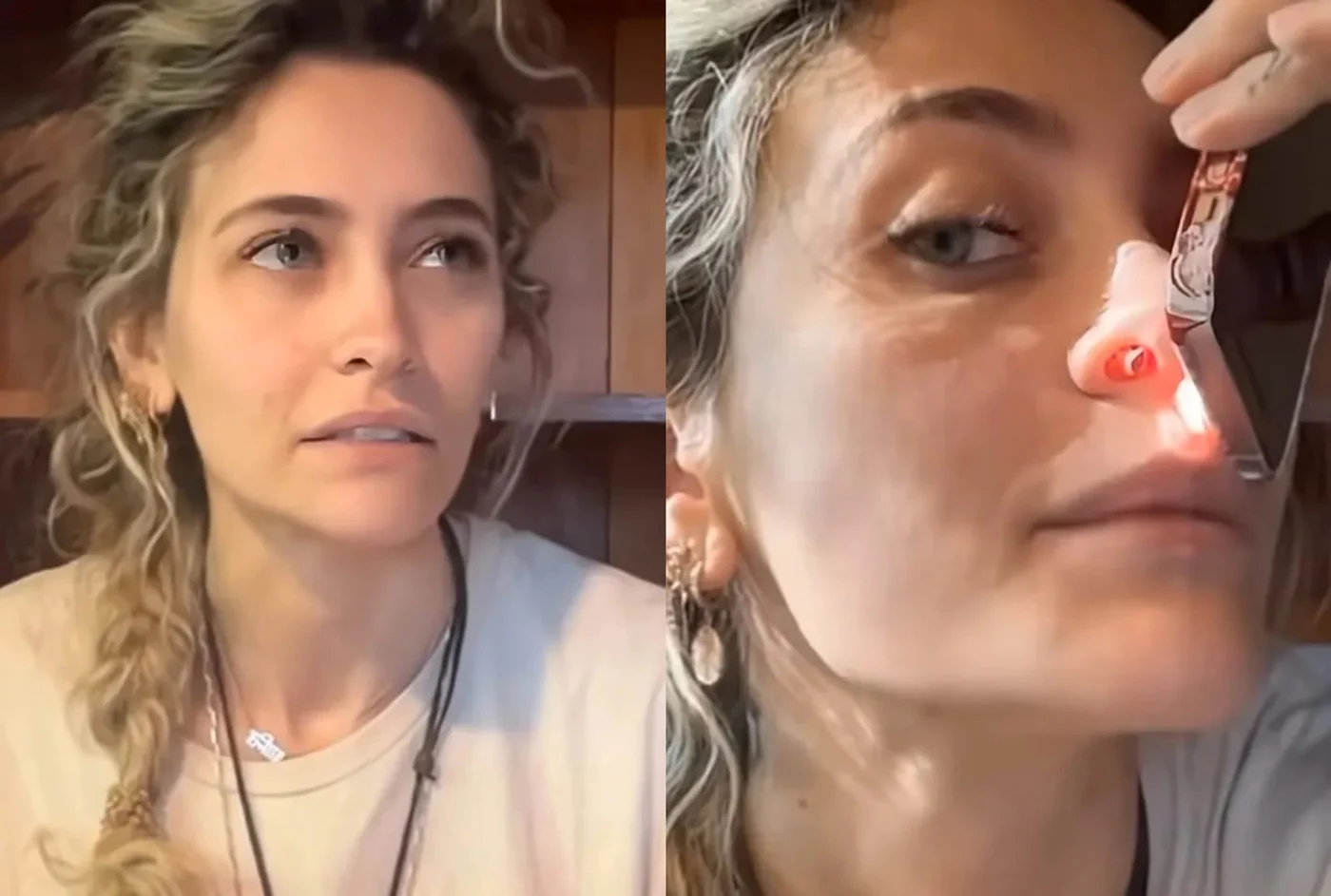 Paris Jackson a arătat efectele consumului de droguri. Foto: TikTok
