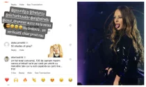 Delia, scoasă din sărite după lansarea albumului Flex. „Fail total concertul. Nu ești capabilă să cânți live”. Replica nervoasă a artistei: „Ăsta e prost rău/Uite, dobitocule, fmm”