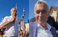 VIDEO Ce daruri a primit Călin Georgescu la Lunca Câlnicului: un cocoș de rasă, o pâine și patru saci de cartofi