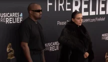 Grammy în stilul Kanye West. Bianca Censori, goală, fără lenjerie intimă, pe covorul roșu. Soția lui Ye a șocat cu apariția la gala premiilor muzicale VIDEO