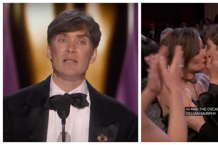 Cillian Murphy a câștigat premiul Oscar pentru cel mai bun actor în Oppenheimer. Moment emoționant pe scena Academiei