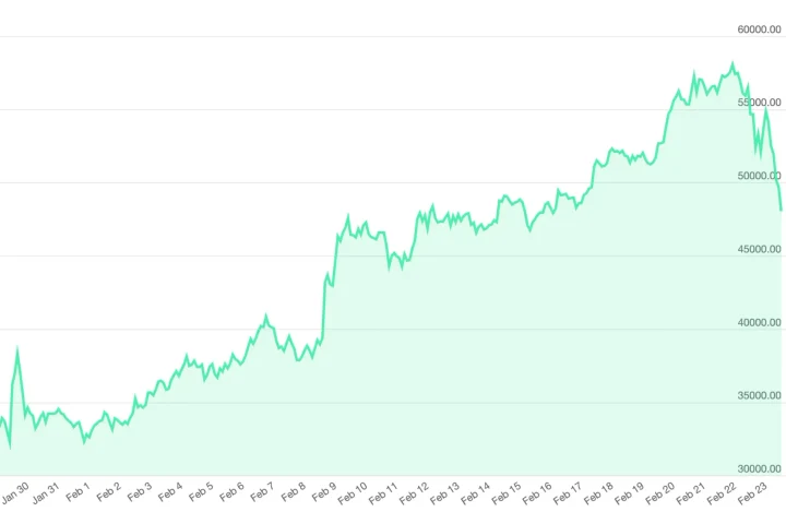 De ce a scăzut Bitcoin la 48.000 USD?