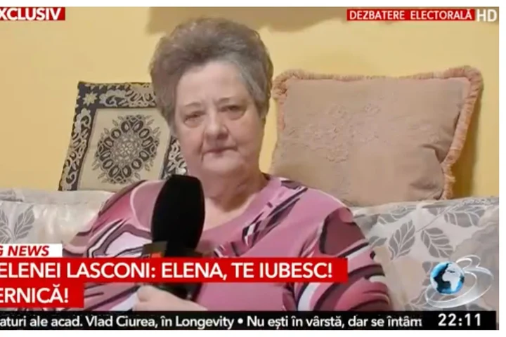 Mama Elenei Lasconi, în lacrimi la Antena 3. Mihai Gâdea: „Sigur veți câștiga alegerile cu mama dvs.”