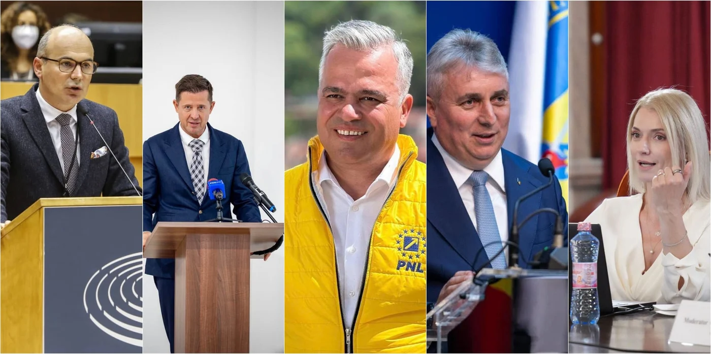 Rareș Bogdan, Hubert Thuma, Adrian Veștea, Lucian Bode, Alina Gorghiu. FOTO: colaj