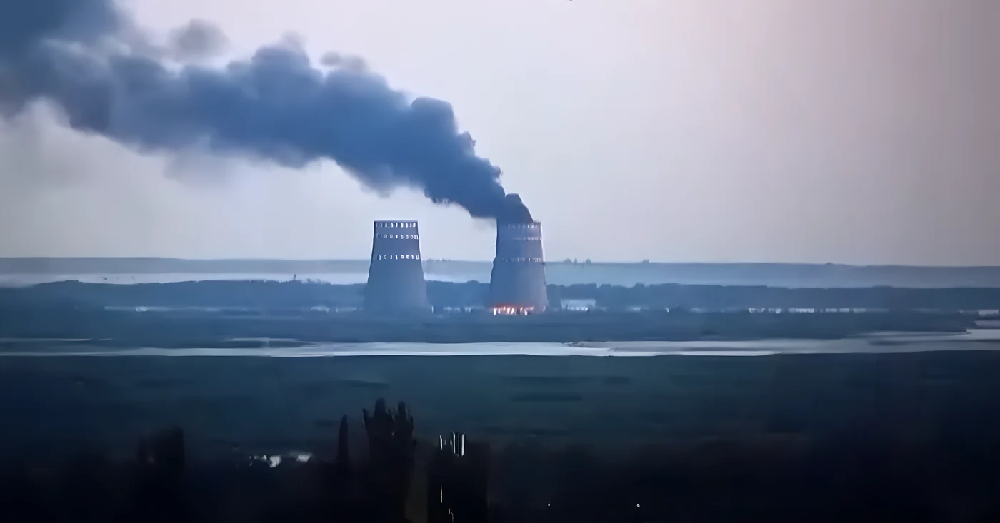 Centrala Nucleară din Zaporojie, foc