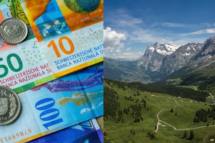 Elveția revine la dobânda zero din cauza deflației și a unui franc puternic
